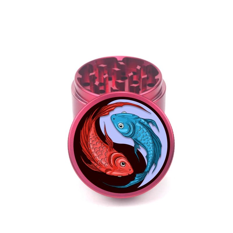 Koi Flow 4pc Aluminum Grinder - Fidget Widgets