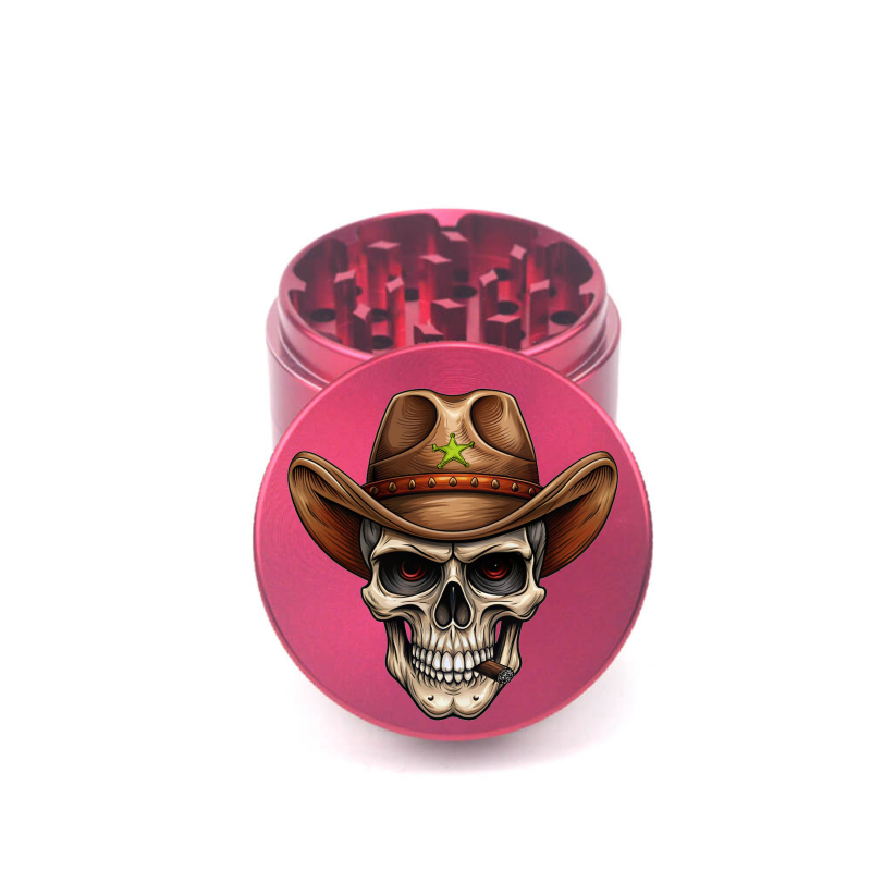 Old Town sheriff 4pc Aluminum Grinder - Fidget Widgets