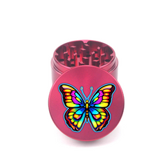 Butterfly Breeze 4pc Aluminum Grinder - Fidget Widgets