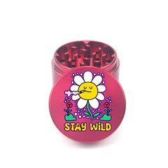 Wild Flower 4pc Aluminum Grinder - Fidget Widgets