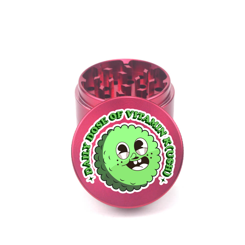 Vitamin K(ush) 4pc Aluminum Grinder - Fidget Widgets