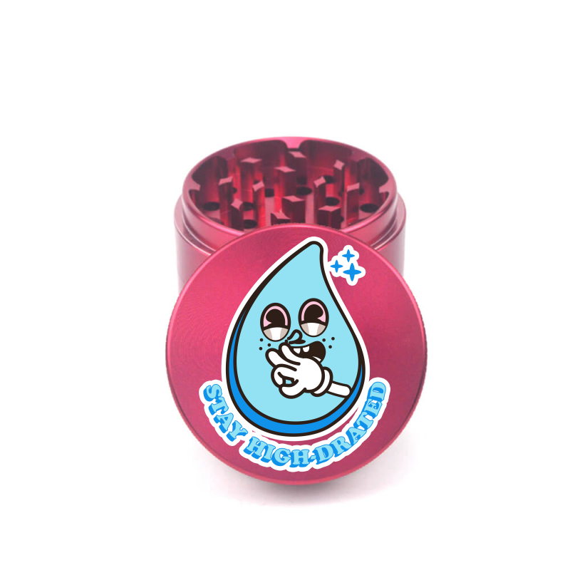 Stay High-drated 4pc Aluminum Grinder - Fidget Widgets