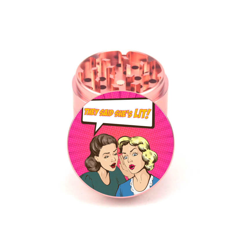 She's Lit 4pc Aluminum Grinder - Fidget Widgets