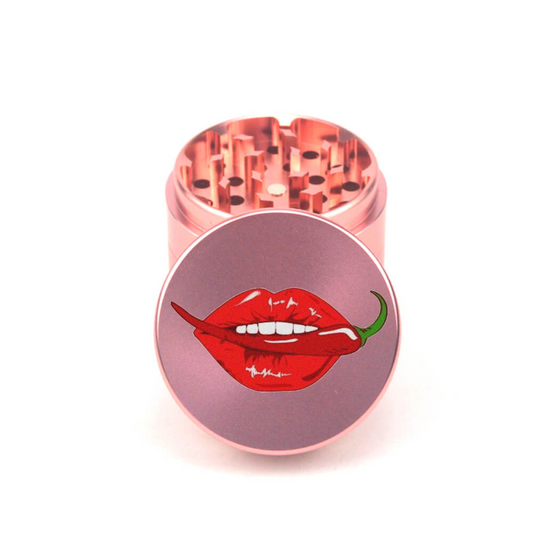 Hot Lips 4pc Aluminum Grinder - Fidget Widgets