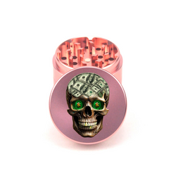 Skull Cash Crusher 4pc Aluminum Grinder - Fidget Widgets