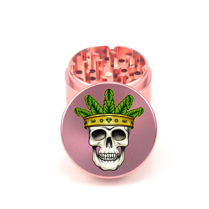 Skull Jester 4pc Aluminum Grinder - Fidget Widgets