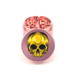 Golden Doom Skull 4pc Grinder - Fidget Widgets