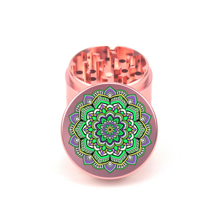 Mandala V5 4pc Aluminum Grinder - Fidget Widgets