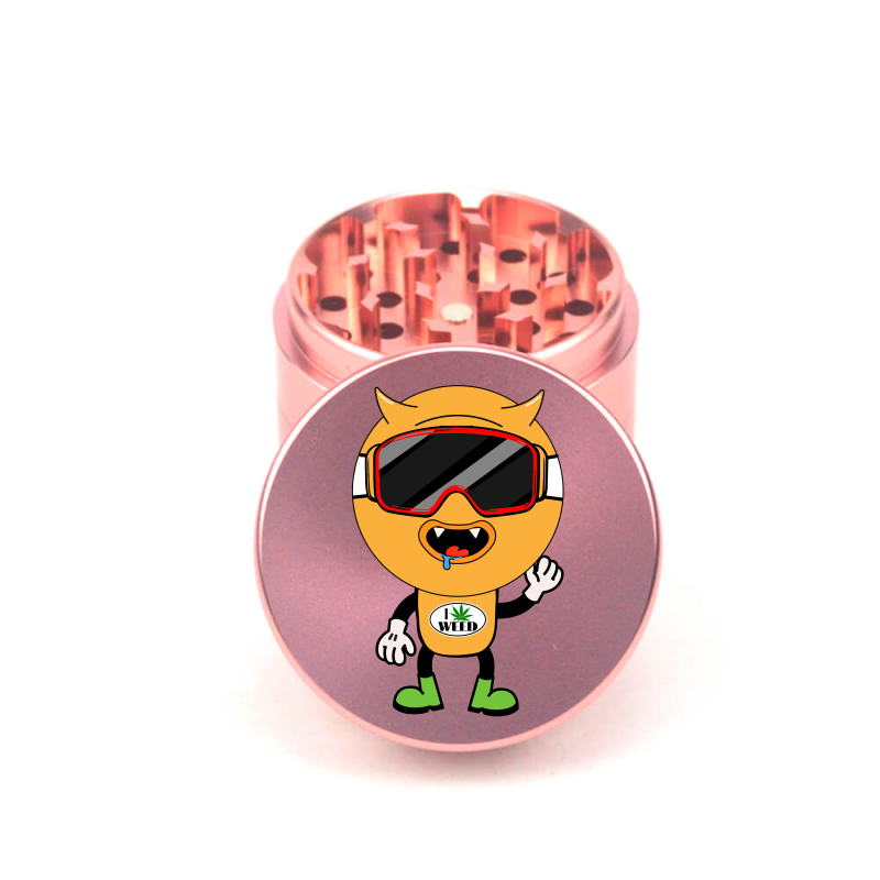Alien Weed Lover 4pc Aluminum Grinder - Fidget Widgets