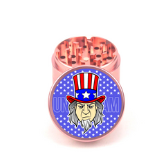 Uncle Sam's Herb Shredder 4pc Aluminum Grinder - Fidget Widgets