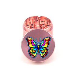 Butterfly Breeze 4pc Aluminum Grinder - Fidget Widgets