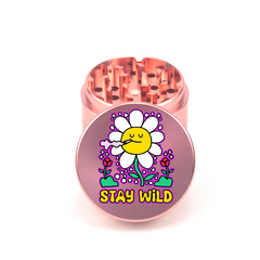 Wild Flower 4pc Aluminum Grinder - Fidget Widgets