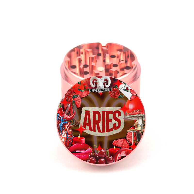 Aries Aesthetic 4pc Aluminum Grinder - Fidget Widgets