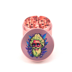 Wild Beard Whirl 4pc Aluminum Grinder - Fidget Widgets
