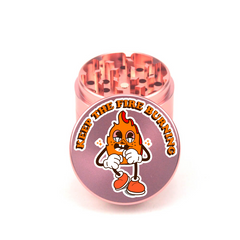 Keep the Fire Burning 4pc Aluminum Grinder - Fidget Widgets