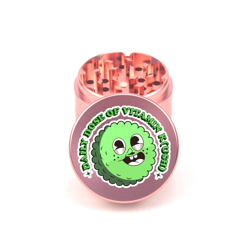 Vitamin K(ush) 4pc Aluminum Grinder - Fidget Widgets