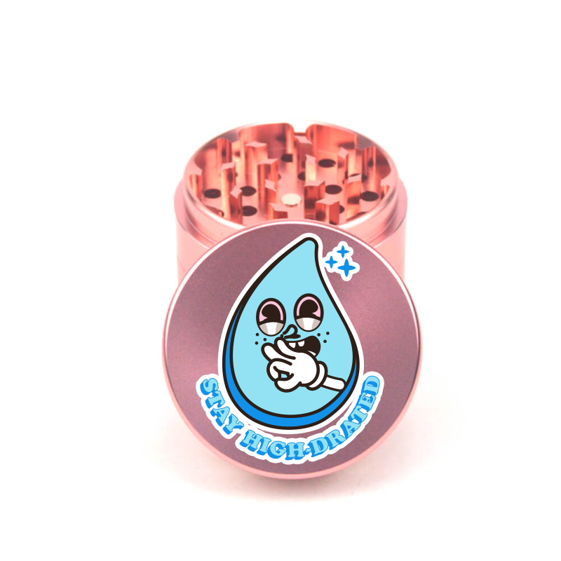Stay High-drated 4pc Aluminum Grinder - Fidget Widgets