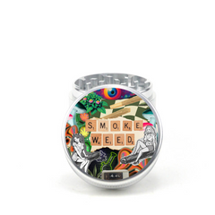 Smoke Weed 4pc Aluminum Grinder - Fidget Widgets