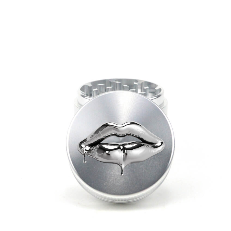 Silver Kiss 4pc Aluminum Grinder - Fidget Widgets