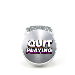 Quit Playing 4pc Aluminum Grinder - Fidget Widgets