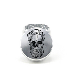 Skull Stash Crusher 4pc Aluminum Grinder - Fidget Widgets