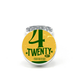 Retro 420 Cap Art 4pc Aluminum Grinder - Fidget Widgets