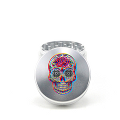 Psychedelic Skull Crusher 4pc Aluminum Grinder - Fidget Widgets