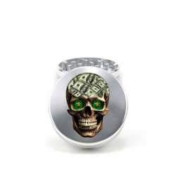 Skull Cash Crusher 4pc Aluminum Grinder - Fidget Widgets