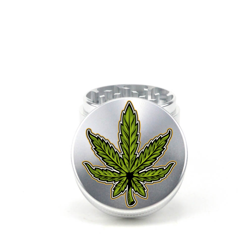 Leafy Legend 4pc Aluminum Grinder - Fidget Widgets