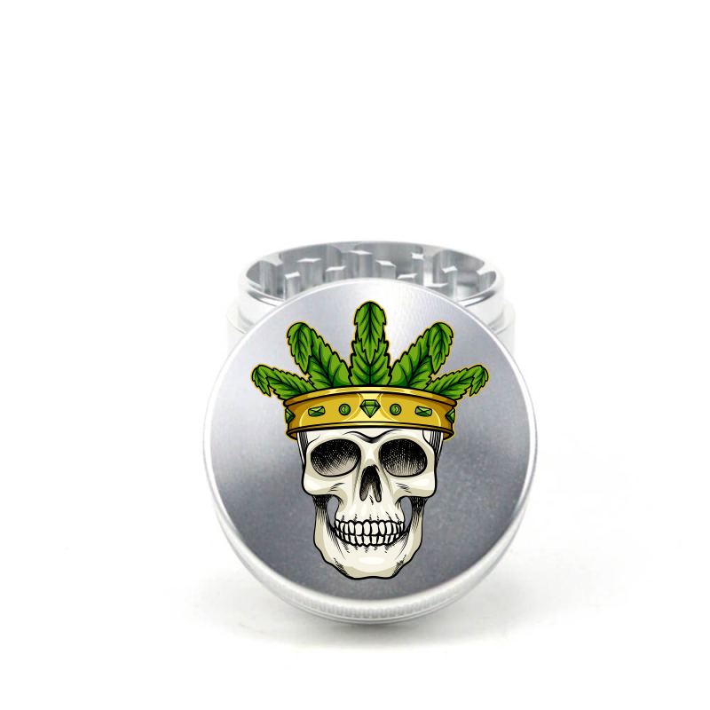 Skull Jester 4pc Aluminum Grinder - Fidget Widgets