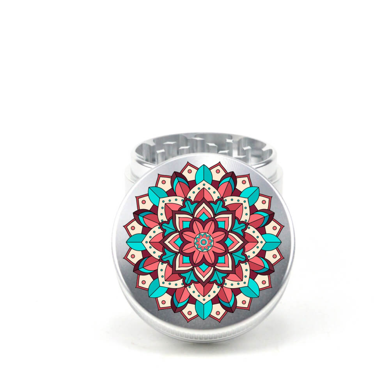 Mandala V2 4pc Aluminum Grinder - Fidget Widgets