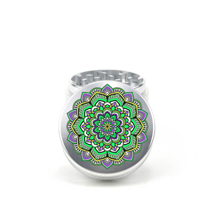 Mandala V5 4pc Aluminum Grinder - Fidget Widgets