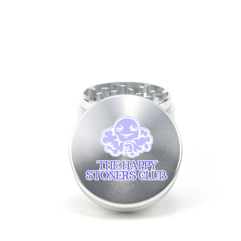 Happy Stoner Club 4pc Aluminum Grinder - Fidget Widgets
