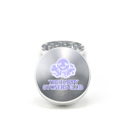 Happy Stoner Club 4pc Aluminum Grinder - Fidget Widgets