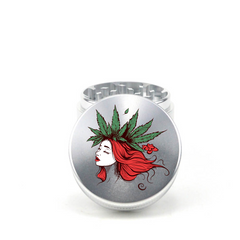 Rose Crowned Lady 4pc Aluminum Grinder - Fidget Widgets