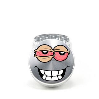 Bloodshot Smiley 4pc Aluminum Grinder