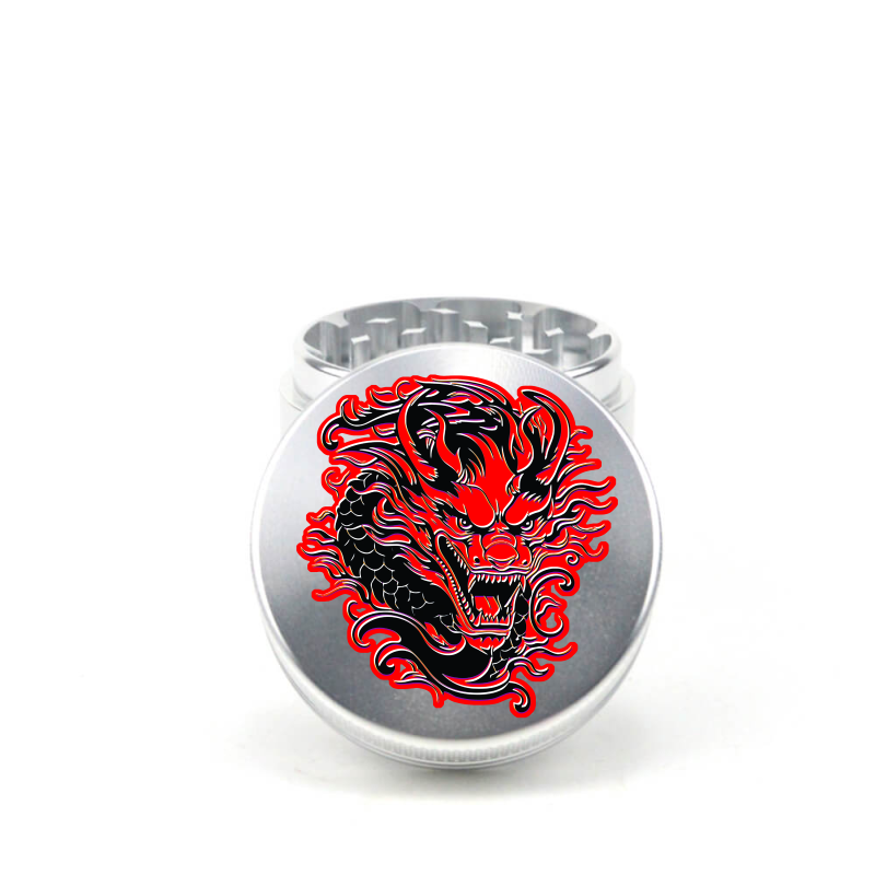 Dragon Blaze 4pc Aluminum Grinder - Fidget Widgets