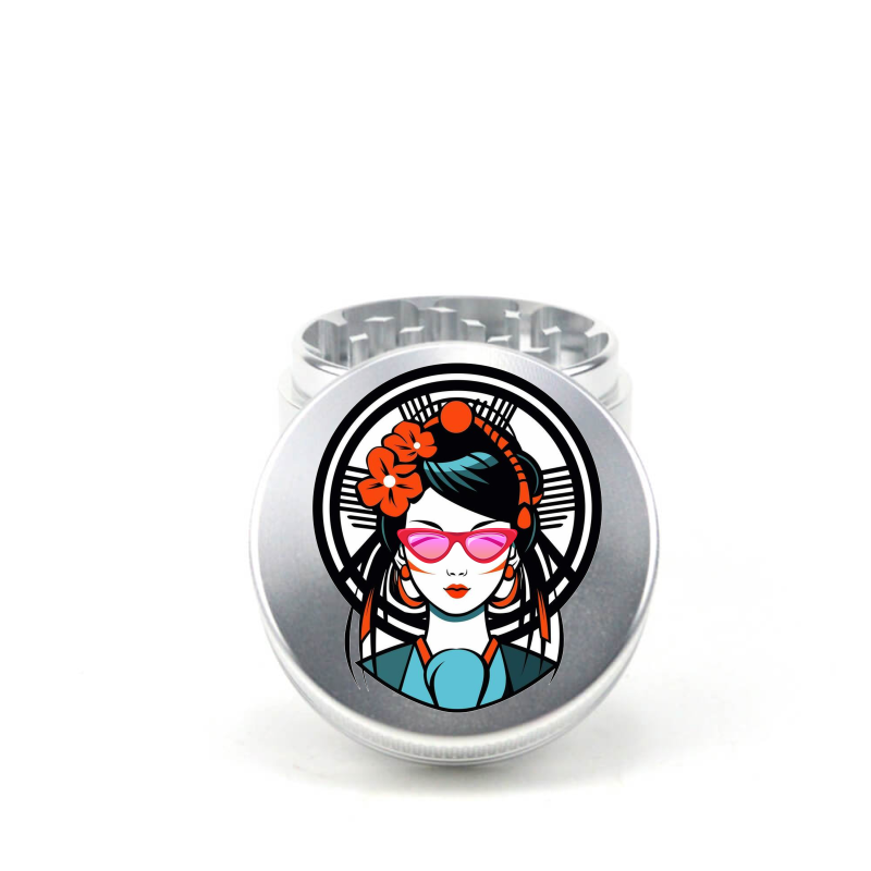 Chill Geisha 4pc Aluminum Grinder - Fidget Widgets