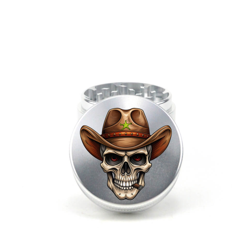 Old Town sheriff 4pc Aluminum Grinder - Fidget Widgets