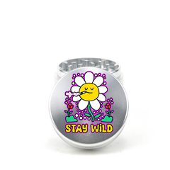 Wild Flower 4pc Aluminum Grinder - Fidget Widgets