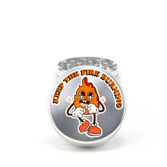 Keep the Fire Burning 4pc Aluminum Grinder - Fidget Widgets