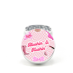 Blushin' & KUSHin' 4pc Aluminum Grinder - Fidget Widgets
