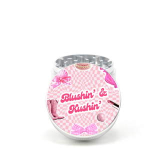 Blushin' & KUSHin' 4pc Aluminum Grinder