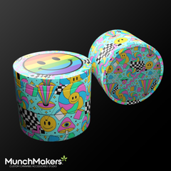 Trippy Rainbow All Over Print Grinder - Fidget Widgets