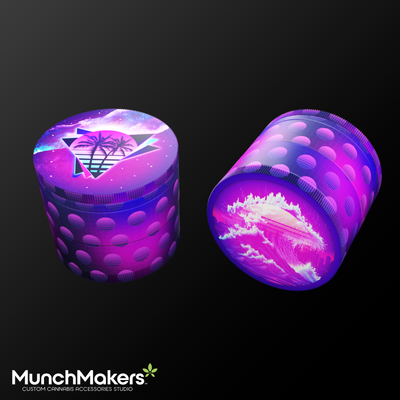 Cosmic Wave All Over Print Grinder - Fidget Widgets