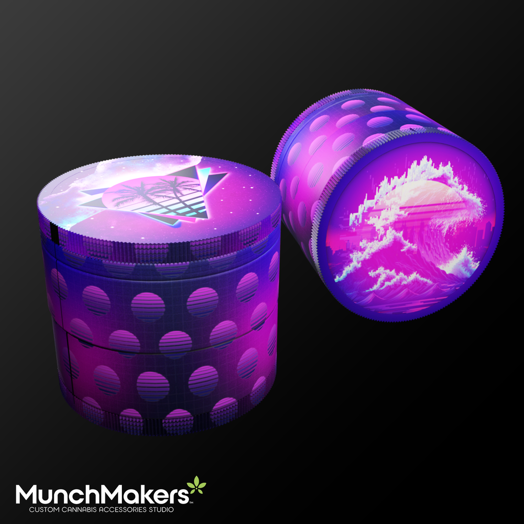 Cosmic Wave All Over Print Grinder - Fidget Widgets