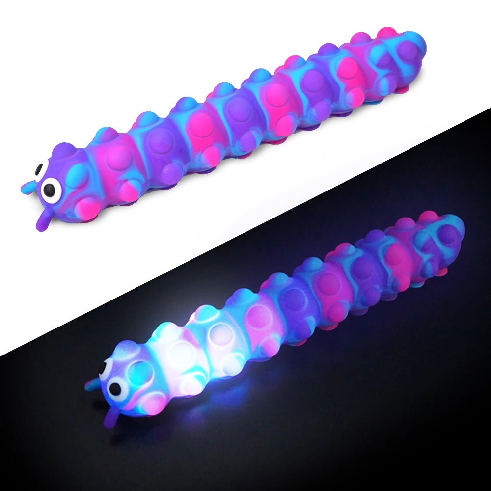 LED 3D Fidget Slug Toy