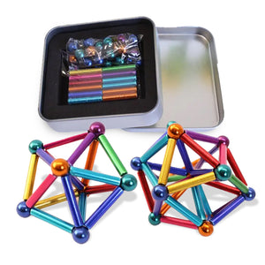 Magnetic Colorful Sticks and Balls Desk Toy